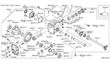 Diagram for Infiniti M45 Axle Shaft - 38231-AR000