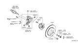 Diagram for 2015 Infiniti QX50 Steering Knuckle - 43018-1BA0B