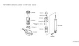 Diagram for Infiniti Q60 Shock and Strut Boot - 55240-1AA0A
