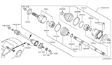 Diagram for 2013 Infiniti G37 Axle Shaft - 39600-1BB0A