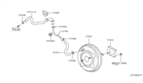 Diagram for Infiniti Q60 Brake Booster Vacuum Hose - 47471-JK65A