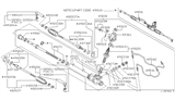 Diagram for 2001 Infiniti G20 Rack And Pinion - 49220-0L700