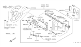 Diagram for Infiniti G20 Brake Caliper - 44001-6J002