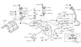 Diagram for Infiniti G35 Fuel Filler Neck - 17221-EV10A