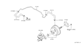 Diagram for Infiniti Brake Booster Vacuum Hose - 47474-AM600