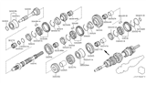 Diagram for Infiniti G35 Synchronizer Ring - 32604-CD020