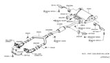 Diagram for Infiniti Exhaust Pipe - 20020-AM660