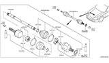 Diagram for 2004 Infiniti G35 Axle Shaft - 39100-AL860