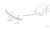 Diagram for Infiniti M45 Air Deflector - 96010-CR900