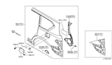 Diagram for Infiniti M45 Fuel Door Hinge - 78836-AL500