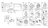 Diagram for Infiniti G37 Seat Heater Switch - 25500-1BA3A