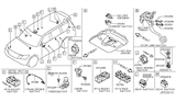 Diagram for Infiniti M45 Seat Switch - 25491-EH100