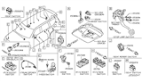 Diagram for Infiniti QX50 Seat Switch - 25491-EH10B
