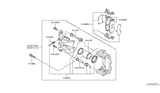 Diagram for Infiniti QX56 Brake Caliper Repair Kit - D4120-01A01