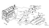 Diagram for 2005 Infiniti FX35 Fuel Injector O-Ring - 16618-5M100