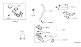 Diagram for 2014 Infiniti QX60 Brake Booster Vacuum Hose - 46227-3JA1A