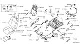 Diagram for Infiniti JX35 Seat Cover - 87320-3JA6A