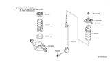 Diagram for Infiniti JX35 Shock and Strut Boot - 55240-3JA0A