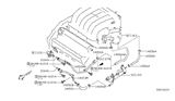 Diagram for Infiniti QX50 Water Pump Gasket - 21049-ZL80A
