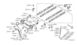 Diagram for Infiniti JX35 Exhaust Valve - 13202-9PA0A