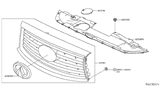 Diagram for Infiniti JX35 Grille - 62310-3JA0A