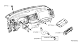 Diagram for 2015 Infiniti QX60 Climate Control Module - 27760-9NB0A