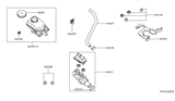 Diagram for 2014 Infiniti QX60 Brake Booster Vacuum Hose - 46227-3JV0A
