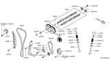 Diagram for 2014 Infiniti QX60 Timing Chain Tensioner - 13070-3KY0A