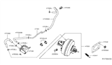 Diagram for 2014 Infiniti QX60 Brake Booster Vacuum Hose - 47474-3JV0A