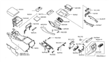 Diagram for Infiniti QX60 Cup Holder - 68430-3JA1A