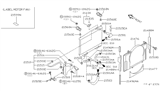 Diagram for Infiniti Q45 Automatic Transmission Oil Cooler Hose - 21631-6P001