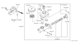 Diagram for Infiniti M45 Brake Fluid Level Sensor - 46048-64J21