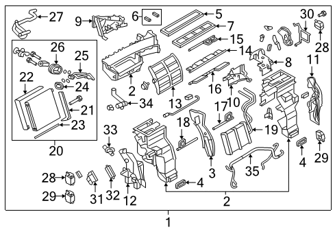 Infiniti 27110-6JR1A Heating Unit Assy-Front