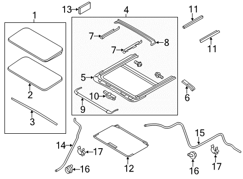 Hose-Drain,Front Diagram for 91390-1LA1C