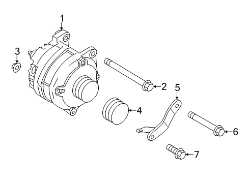 2022 Infiniti Q50 Alternator Diagram