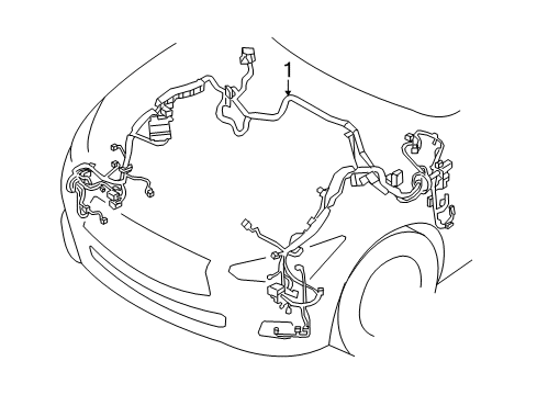 Harness Assy-Engine Room Diagram for 24012-5DV0C
