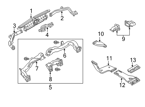 DUCT-HEATER Diagram for 27850-6JL0A