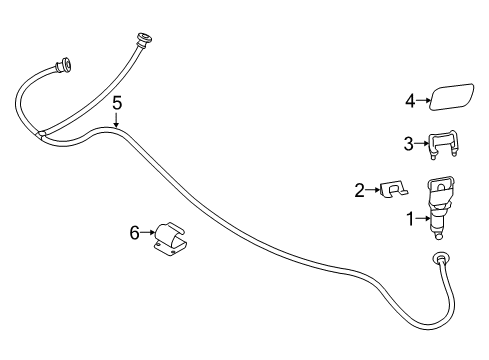 2020 Infiniti QX80 Washer Components Diagram