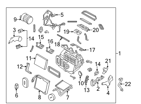 CONTROLLER BLOWER Diagram for 27761-DF62A