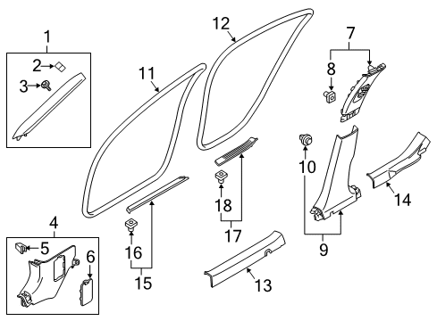 Plate-Kicking,FRT OUTR RH Diagram for G6951-5CV1B