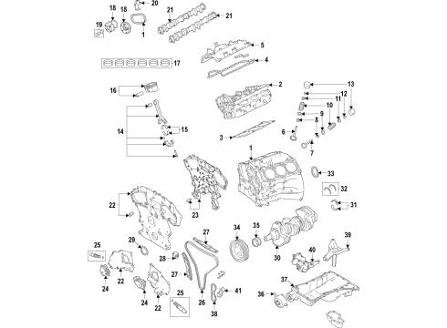 Pulley Assy-Valve Timing Control Diagram for 13025-9BT0A