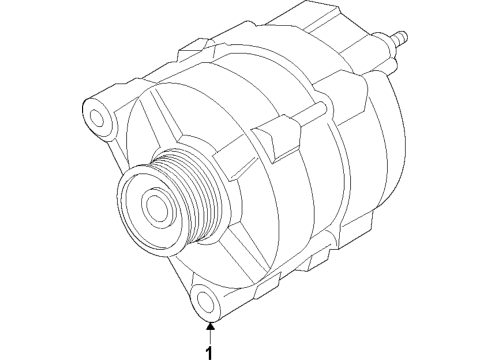 2020 Infiniti QX50 Alternator Diagram 1