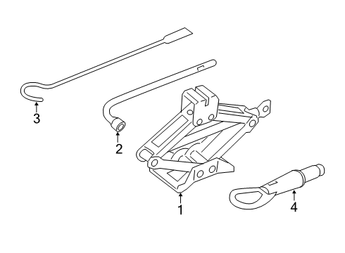 2020 Infiniti QX50 Jack & Components Diagram