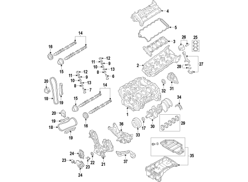 Infiniti 12200-9FV0A CRANKSHAFT Assembly