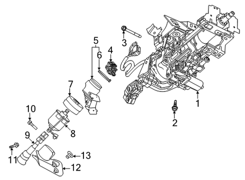 Infiniti 28505-5NG0E Controller Assy-Power Steering,Main