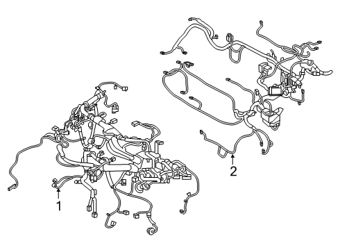 Infiniti 24011-5NA2A Harness-Engine, Sub