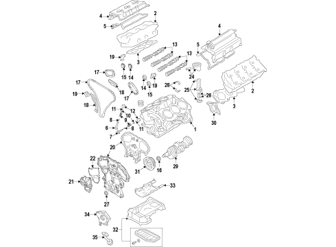 Infiniti 11044-4HK1B GASKET-CYLINDER HEAD