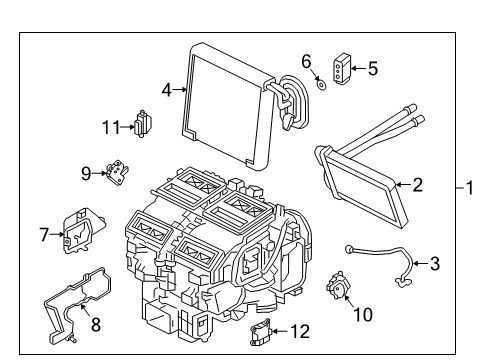 Infiniti 27760-9CP3B SENSOR-AMBIENT