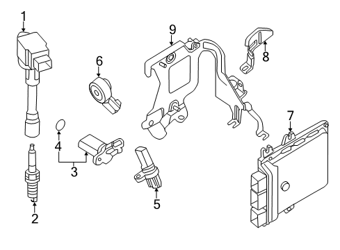 Infiniti 237F4-6KA0A Bracket-VTC Control Unit