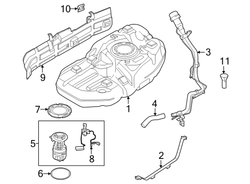 Infiniti 17001-6SA0A CONTROL MODULE KIT-FUEL PUMP